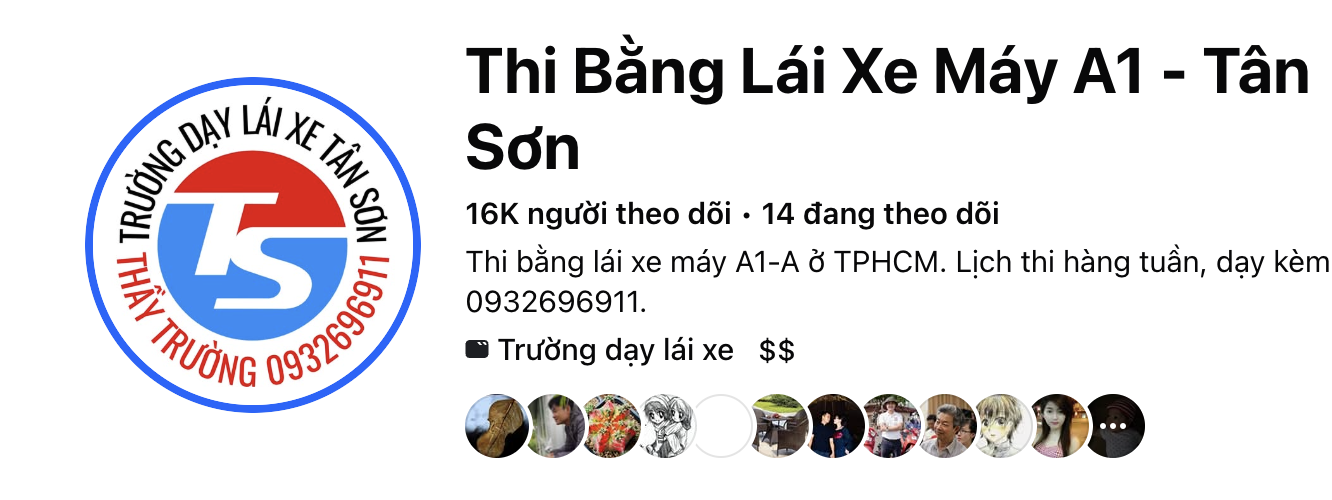 Fanpage Thi Bằng Lái Xe Máy A1
